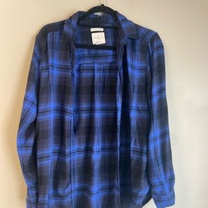American Eagle Blue Flannel